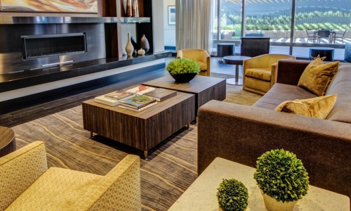 clubhouse with fireplace
