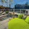 lounge chairs near pool