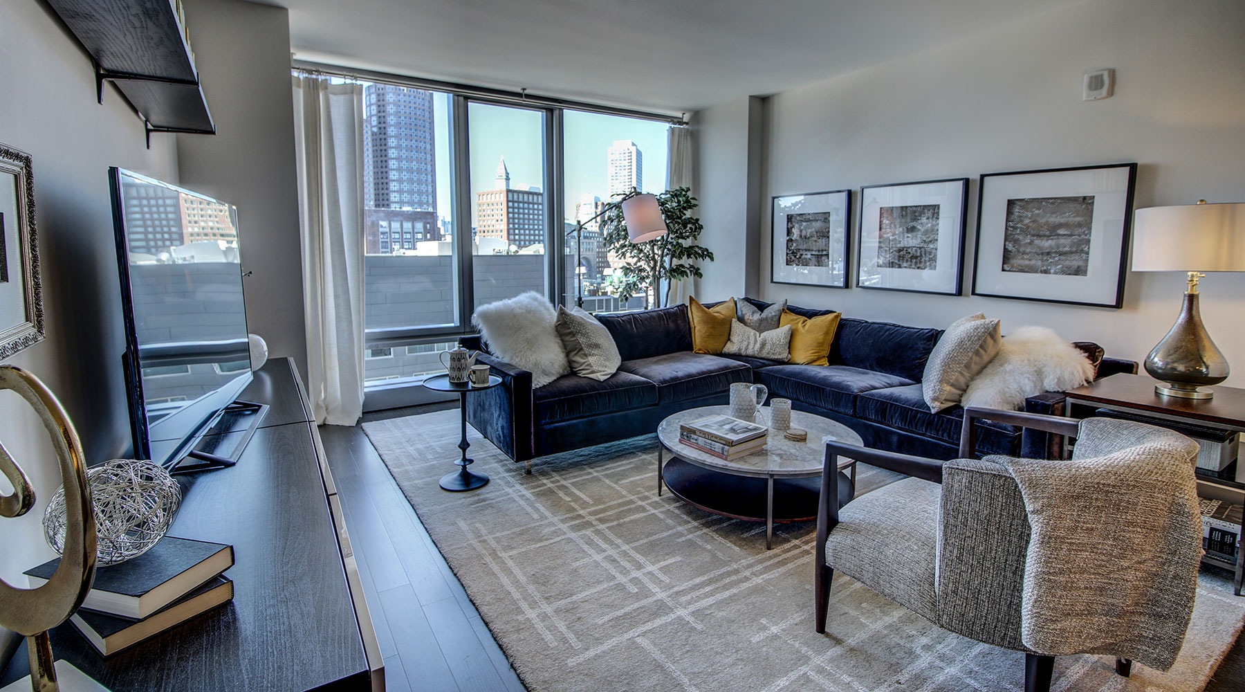 large beautiful living area