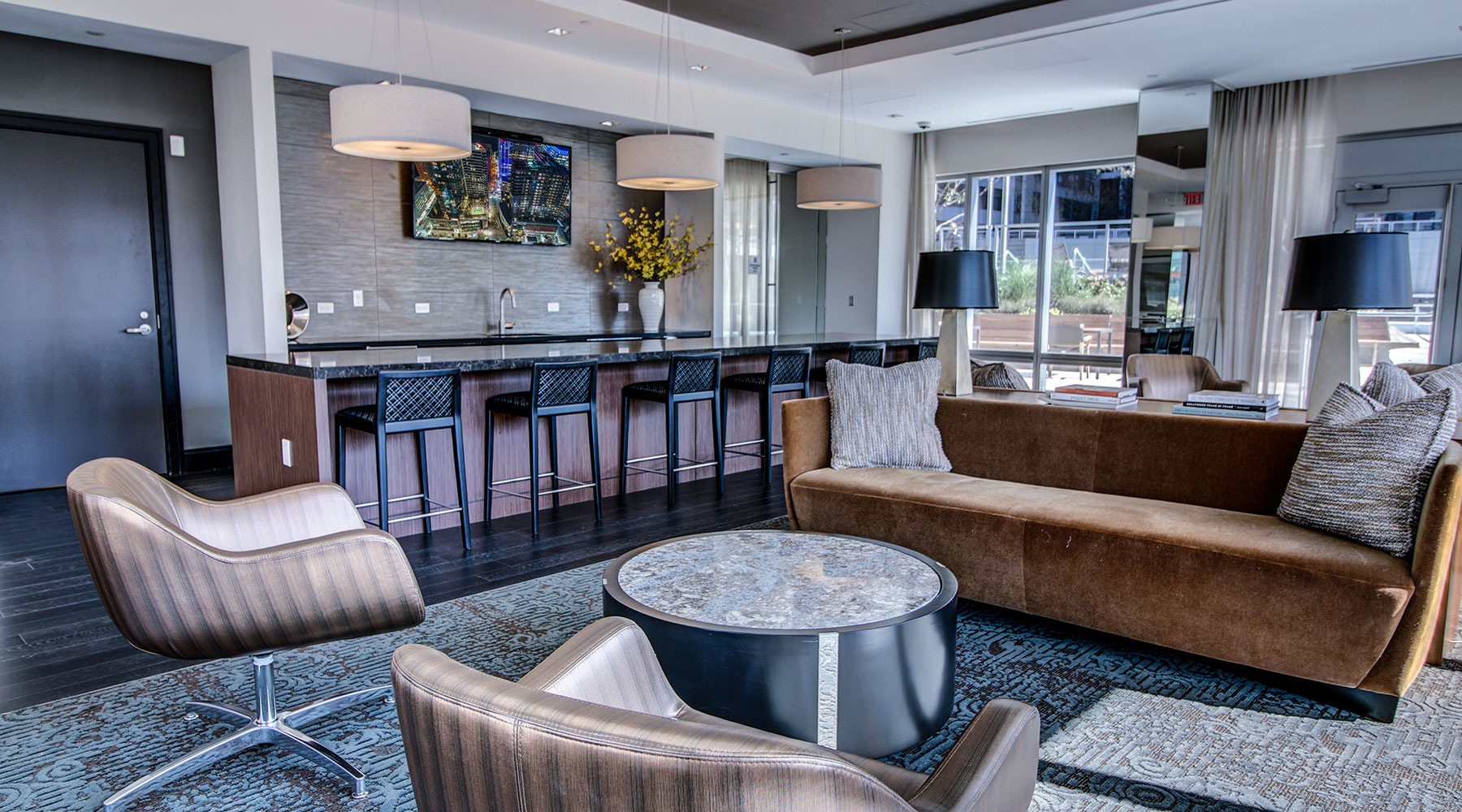 beautiful lounge area